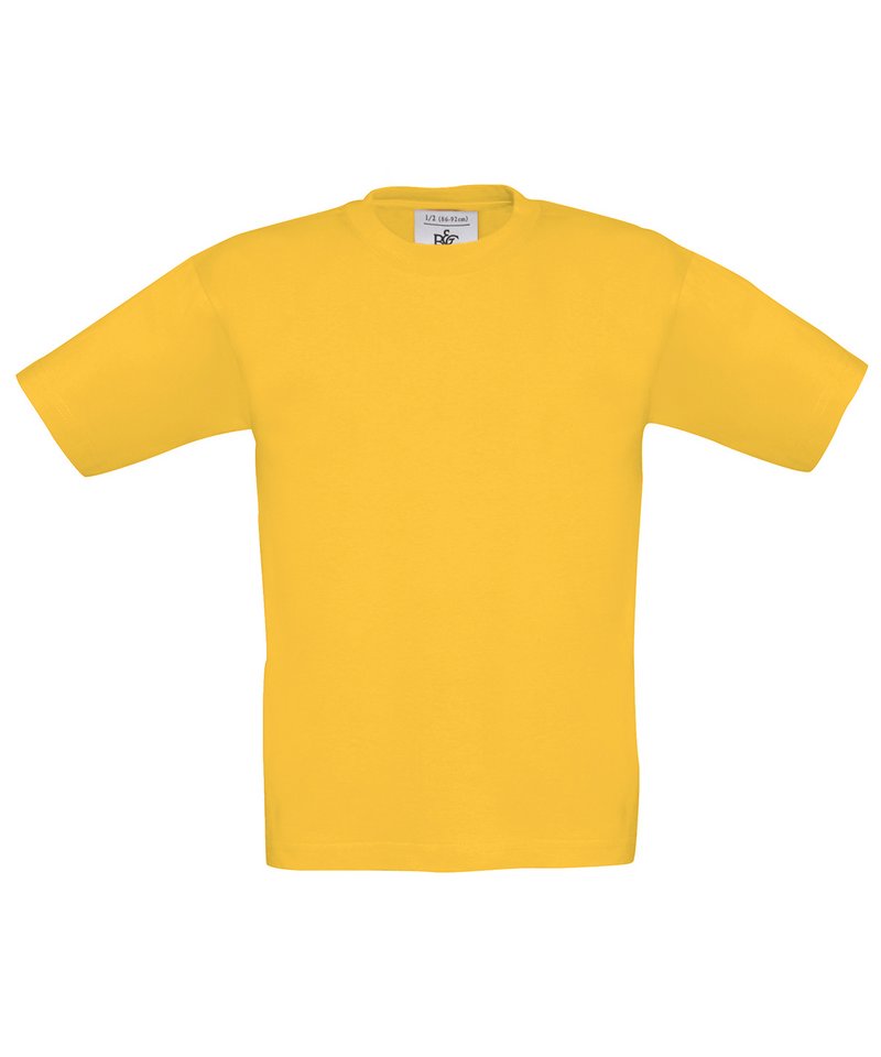 B&C Exact 190 Kids in Gold by B & C Collection — Custom branded clothing by Print Press, featuring premium embroidery produced in our specialist print lab in the UK.