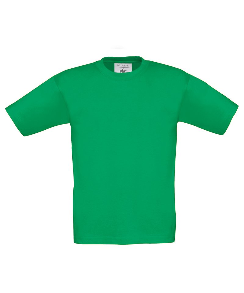 B&C Exact 190 Kids in Kelly Green by B & C Collection — Custom branded clothing by Print Press, featuring premium embroidery produced in our specialist print lab in the UK.