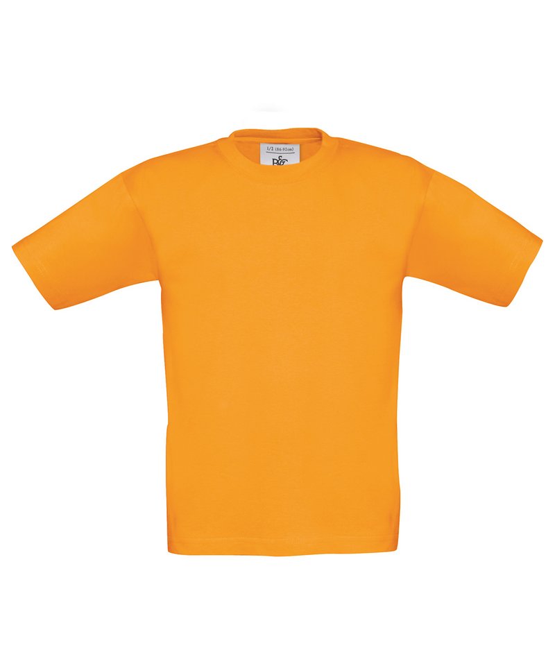 B&C Exact 190 Kids in Orange by B & C Collection — Custom branded clothing by Print Press, featuring premium embroidery produced in our specialist print lab in the UK.
