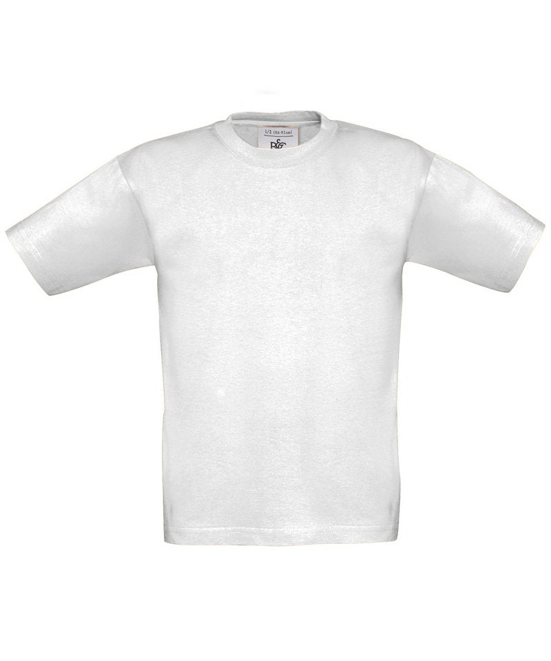 B&C Exact 190 Kids in White by B & C Collection — Custom branded clothing by Print Press, featuring premium embroidery produced in our specialist print lab in the UK.