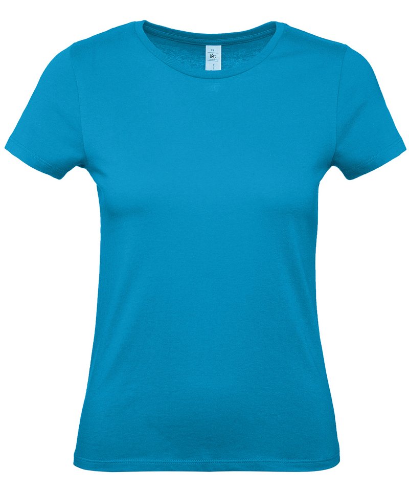 B&C E150 Women's - (3rd Colours) in Atoll by B & C Collection — Custom branded clothing by Print Press, featuring premium embroidery produced in our specialist print lab in the UK.