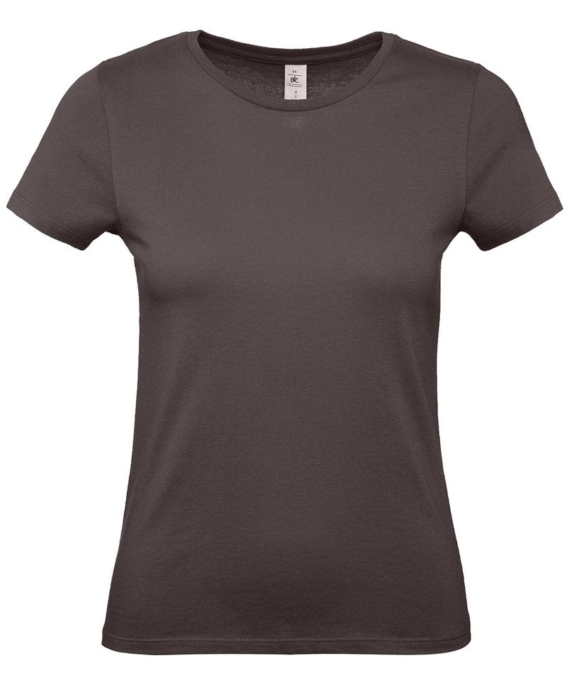 B&C E150 Women's - (3rd Colours) in Bear Brown by B & C Collection — Custom branded clothing by Print Press, featuring premium embroidery produced in our specialist print lab in the UK.