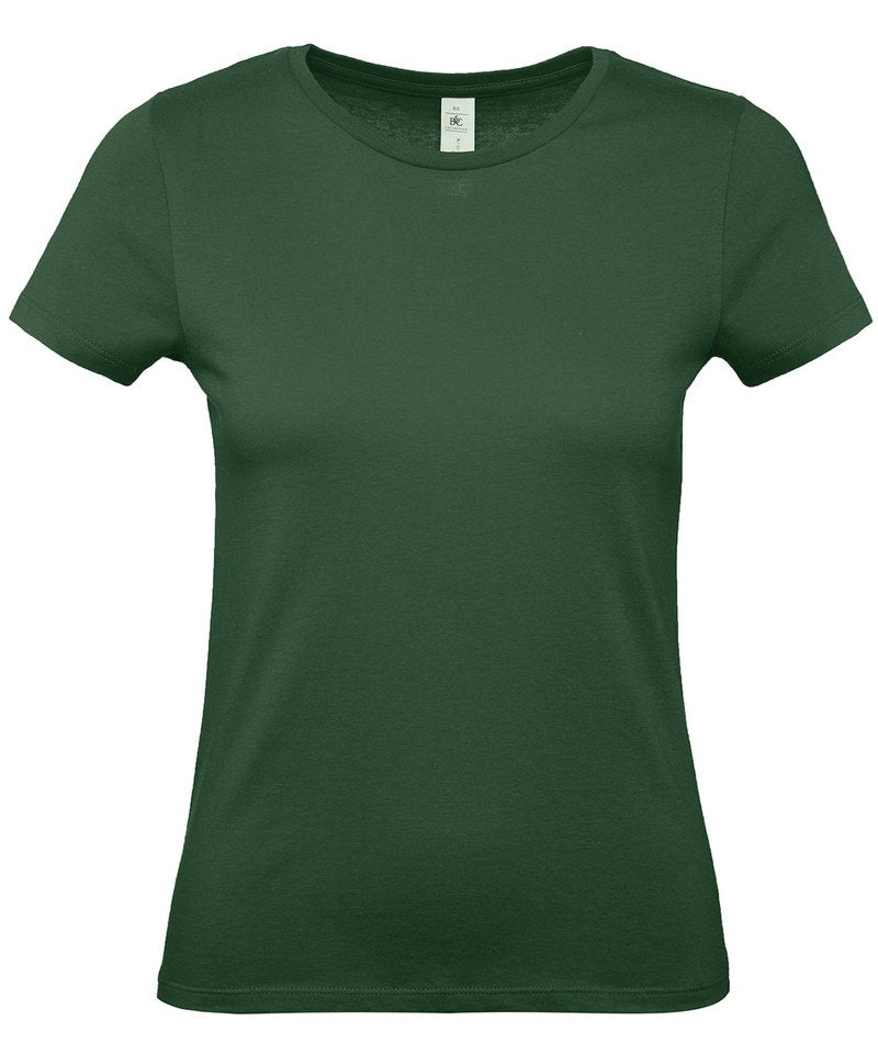 B&C E150 Women's - (3rd Colours) in Bottle Green by B & C Collection — Custom branded clothing by Print Press, featuring premium embroidery produced in our specialist print lab in the UK.