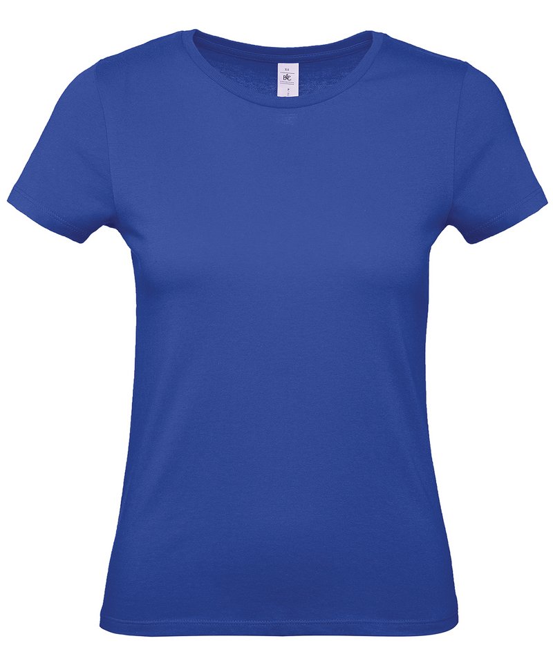 B&C E150 Women's - (2nd Colours) in Cobalt Blue by B & C Collection — Custom branded clothing by Print Press, featuring premium embroidery produced in our specialist print lab in the UK.
