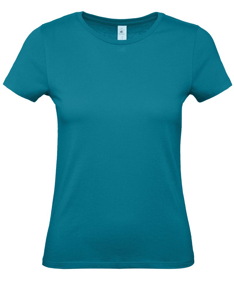 B&C E150 Women's - (2nd Colours) in Diva Blue by B & C Collection — Custom branded clothing by Print Press, featuring premium embroidery produced in our specialist print lab in the UK.