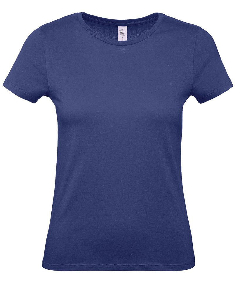 B&C E150 Women's - (2nd Colours) in Electric Blue by B & C Collection — Custom branded clothing by Print Press, featuring premium embroidery produced in our specialist print lab in the UK.