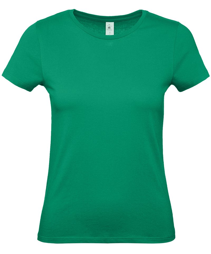 B&C E150 Women's - (2nd Colours) in Kelly Green by B & C Collection — Custom branded clothing by Print Press, featuring premium embroidery produced in our specialist print lab in the UK.