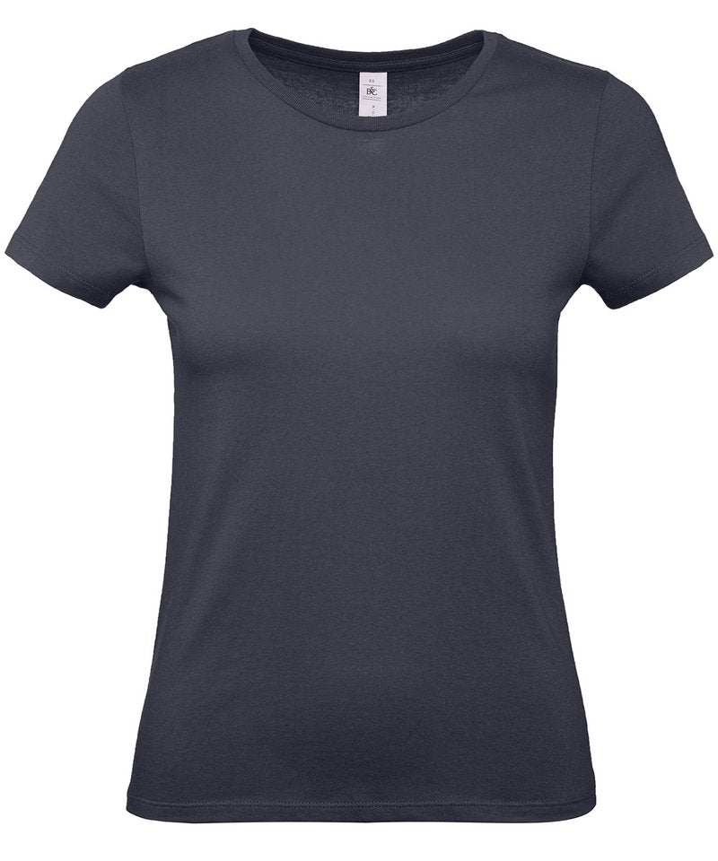 B&C E150 Women's - (2nd Colours) in Light Navy by B & C Collection — Custom branded clothing by Print Press, featuring premium embroidery produced in our specialist print lab in the UK.