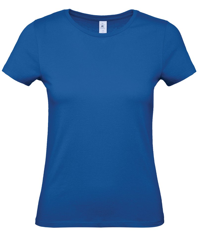 B&C E150 Women's in Royal Blue by B & C Collection — Custom branded clothing by Print Press, featuring premium embroidery produced in our specialist print lab in the UK.