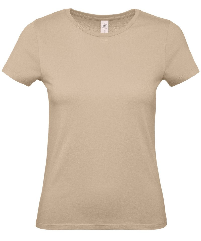 B&C E150 Women's in Sand by B & C Collection — Custom branded clothing by Print Press, featuring premium embroidery produced in our specialist print lab in the UK.