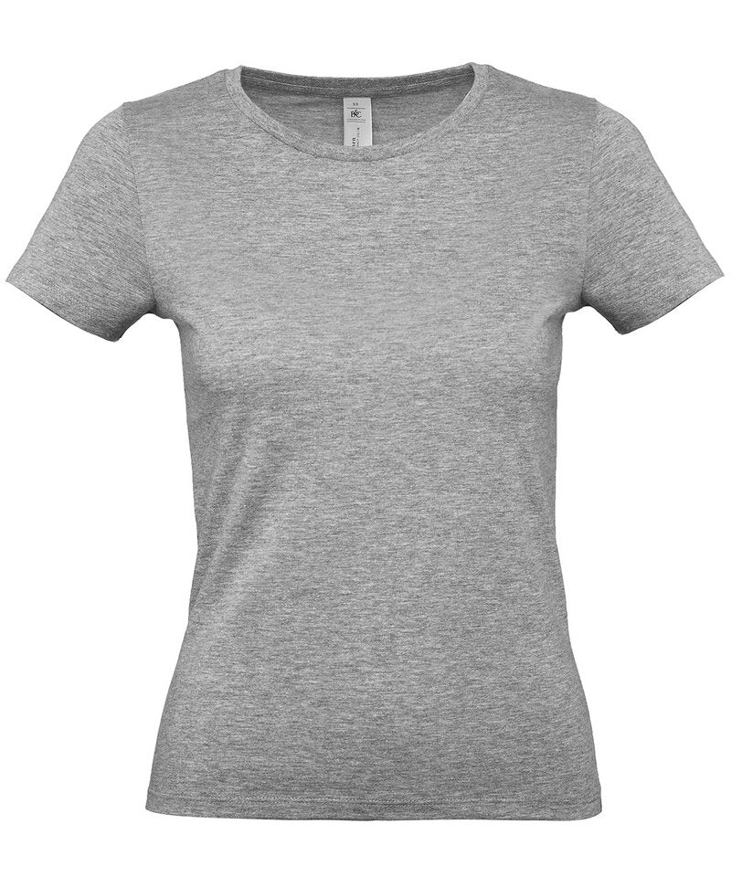 B&C E150 Women's in Sport Grey by B & C Collection — Custom branded clothing by Print Press, featuring premium embroidery produced in our specialist print lab in the UK.