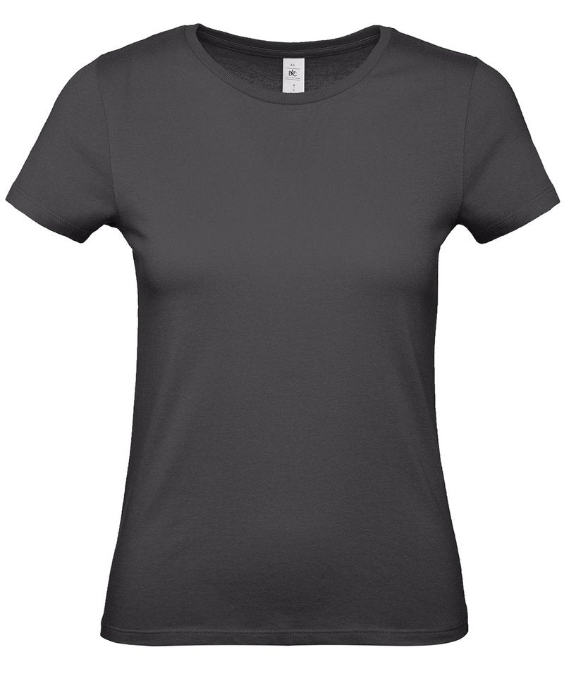 B&C E150 Women's in Used Black by B & C Collection — Custom branded clothing by Print Press, featuring premium embroidery produced in our specialist print lab in the UK.