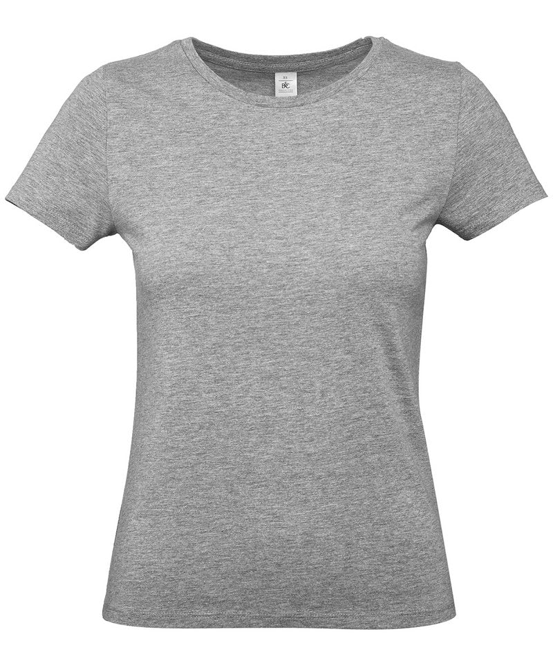 B&C E190 Women's in Sport Grey by B & C Collection — Custom branded clothing by Print Press, featuring premium embroidery produced in our specialist print lab in the UK.