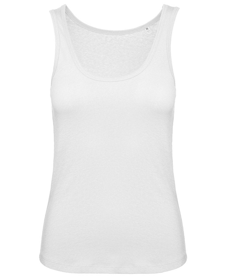 B&C Inspire Tank T Women's in White by B & C Collection — Custom branded clothing by Print Press, featuring premium embroidery produced in our specialist print lab in the UK.