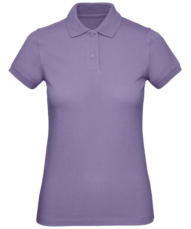 B&C Inspire Polo Women's in Millennial Lilac by B & C Collection — Custom branded clothing by Print Press, featuring premium embroidery produced in our specialist print lab in the UK.