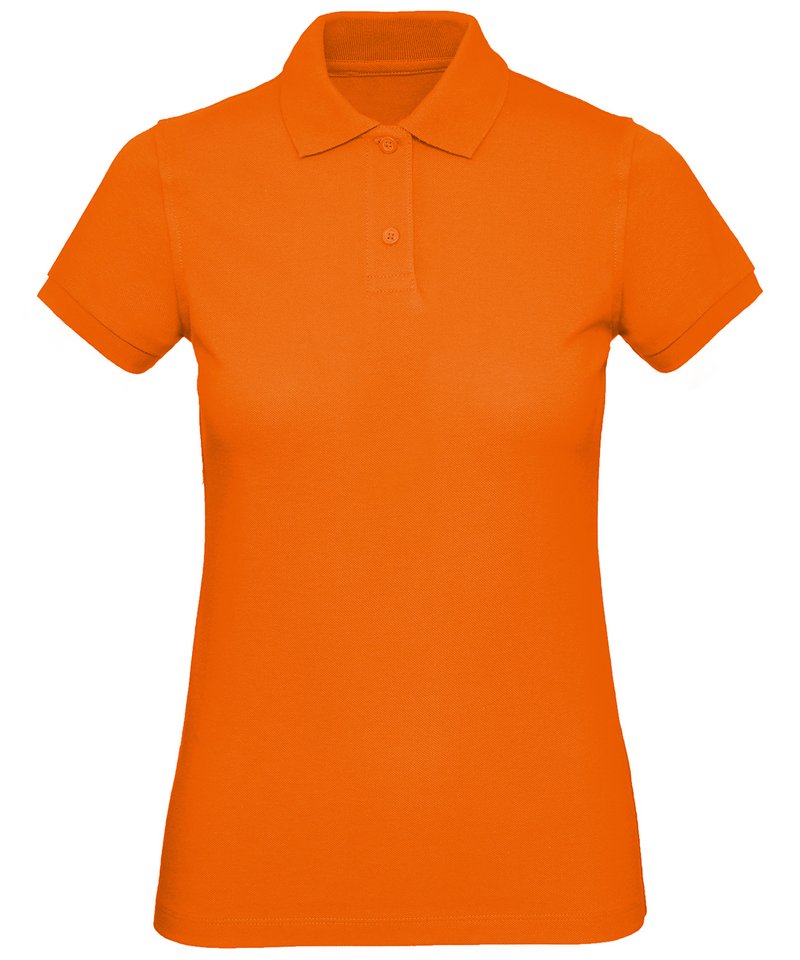 B&C Inspire Polo Women's in Orange by B & C Collection — Custom branded clothing by Print Press, featuring premium embroidery produced in our specialist print lab in the UK.