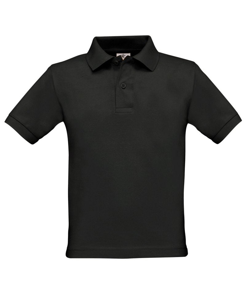 B&C Safran Kids in Black by B & C Collection — Custom branded clothing by Print Press, featuring premium embroidery produced in our specialist print lab in the UK.