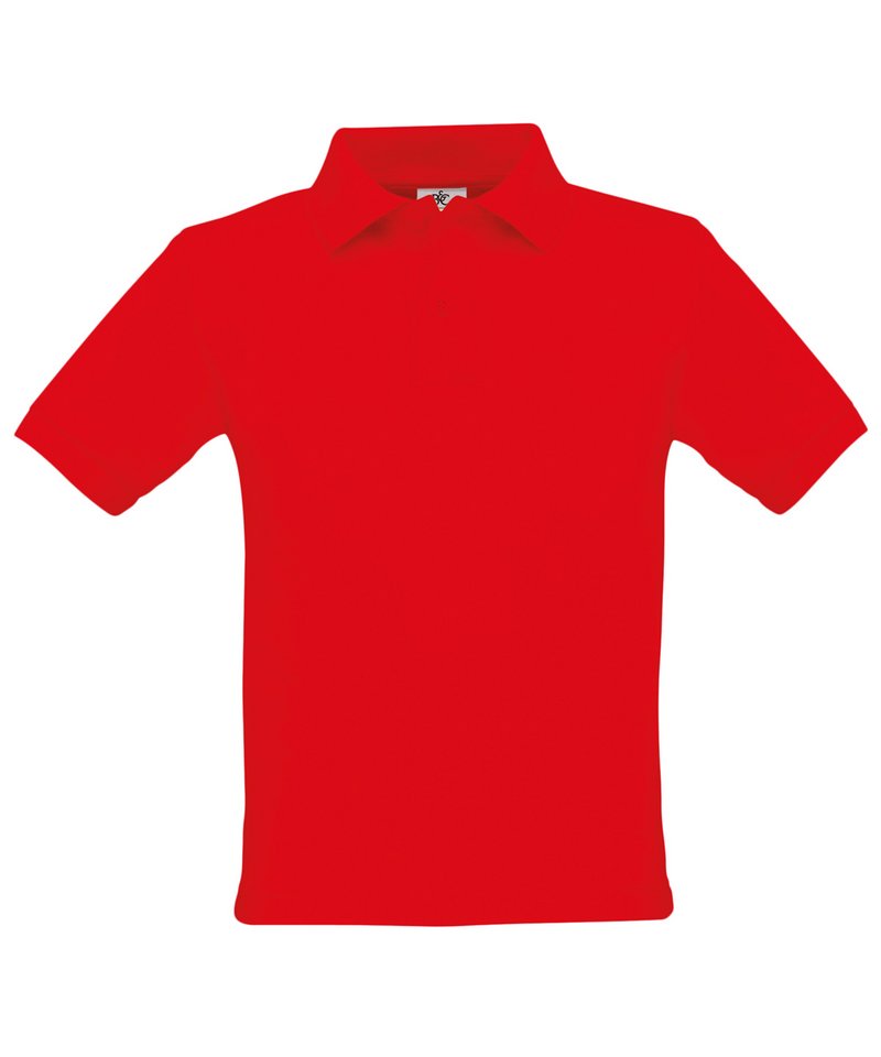 B&C Safran Kids in Red by B & C Collection — Custom branded clothing by Print Press, featuring premium embroidery produced in our specialist print lab in the UK.