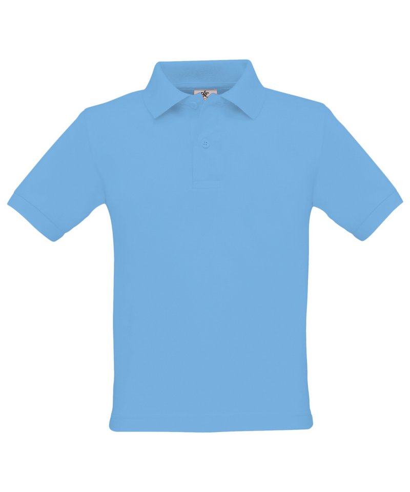 B&C Safran Kids in Sky Blue by B & C Collection — Custom branded clothing by Print Press, featuring premium embroidery produced in our specialist print lab in the UK.