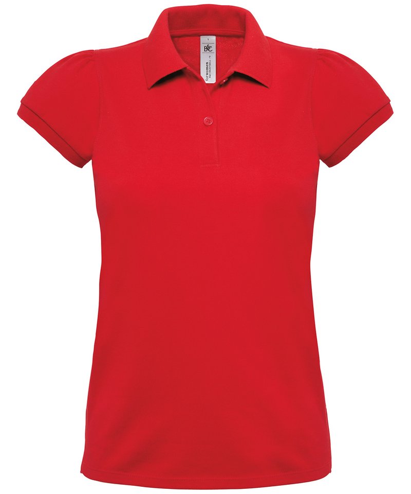 B&C Heavymill Women's in Red by B & C Collection — Custom branded clothing by Print Press, featuring premium embroidery produced in our specialist print lab in the UK.