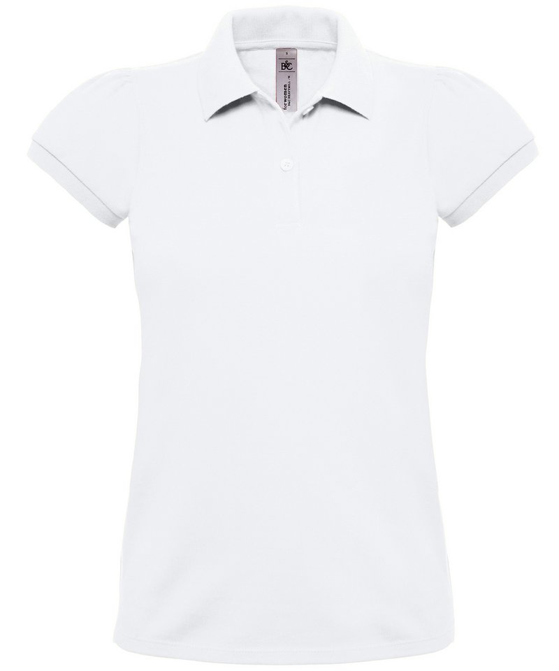 B&C Heavymill Women's in White by B & C Collection — Custom branded clothing by Print Press, featuring premium embroidery produced in our specialist print lab in the UK.