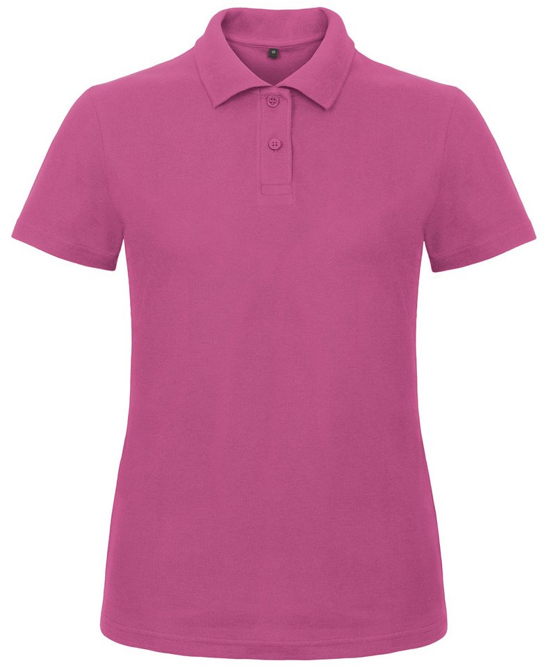 B&C Id.001 Polo Women's in Fuchsia by B & C Collection — Custom branded clothing by Print Press, featuring premium embroidery produced in our specialist print lab in the UK.