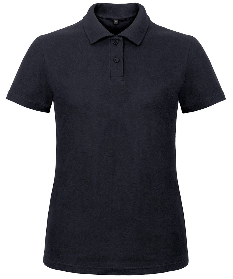 B&C Id.001 Polo Women's in Navy by B & C Collection — Custom branded clothing by Print Press, featuring premium embroidery produced in our specialist print lab in the UK.