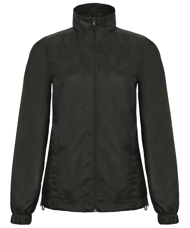 B&C Id.601 Jacket Women's in Black by B & C Collection — Custom branded clothing by Print Press, featuring premium embroidery produced in our specialist print lab in the UK.