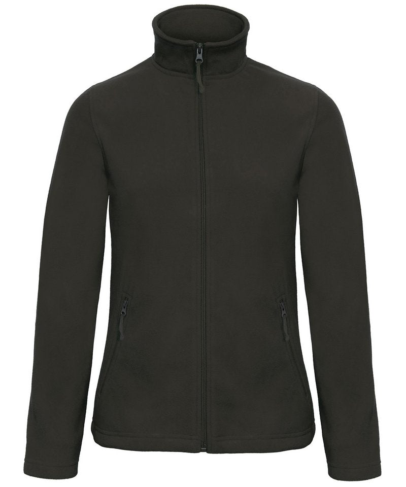 B&C Id.501 Fleece Women's in Black by B & C Collection — Custom branded clothing by Print Press, featuring premium embroidery produced in our specialist print lab in the UK.