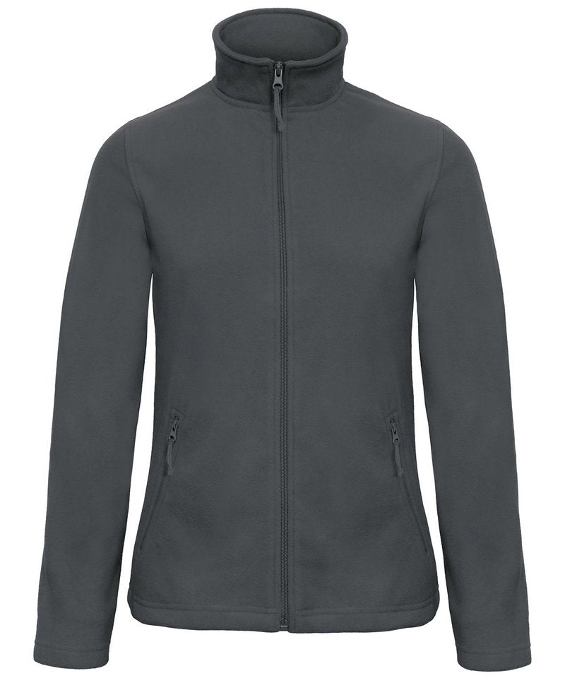 B&C Id.501 Fleece Women's in Dark Grey by B & C Collection — Custom branded clothing by Print Press, featuring premium embroidery produced in our specialist print lab in the UK.