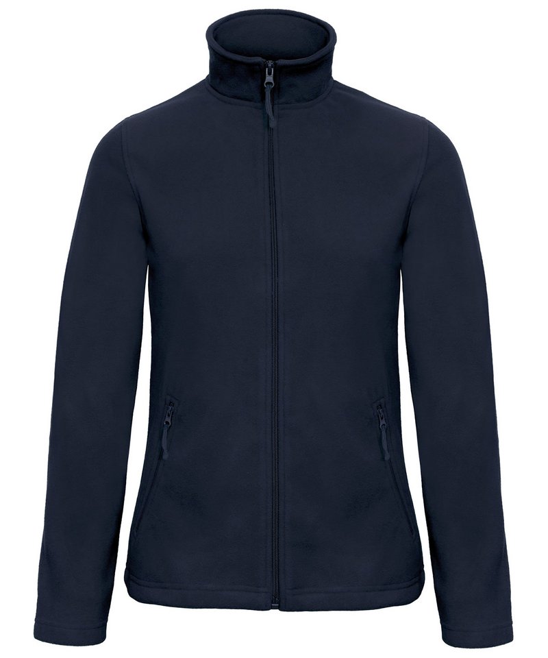 B&C Id.501 Fleece Women's in Navy by B & C Collection — Custom branded clothing by Print Press, featuring premium embroidery produced in our specialist print lab in the UK.