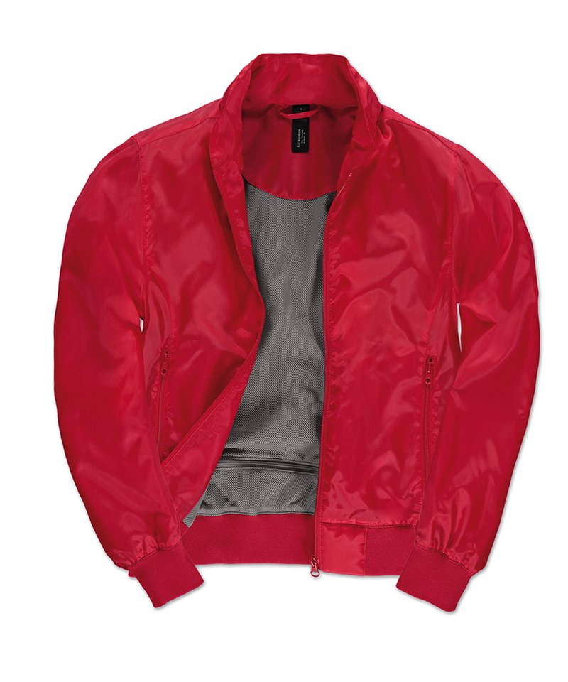 B&C Trooper Women's in Red Warm Grey Lining by B & C Collection — Custom branded clothing by Print Press, featuring premium embroidery produced in our specialist print lab in the UK.