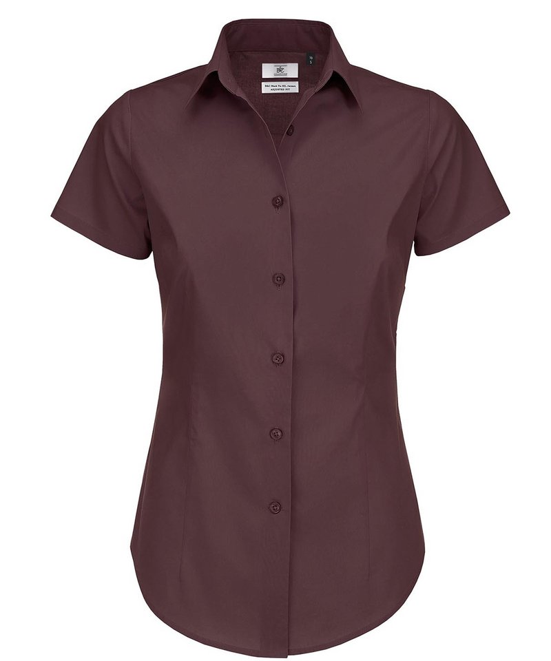 B&C Black Tie Ssl Women's in Luxurious Red by B & C Collection — Custom branded clothing by Print Press, featuring premium embroidery produced in our specialist print lab in the UK.