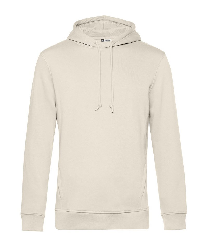B&C Organic Hooded in Off White by B & C Collection — Custom branded clothing by Print Press, featuring premium embroidery produced in our specialist print lab in the UK.