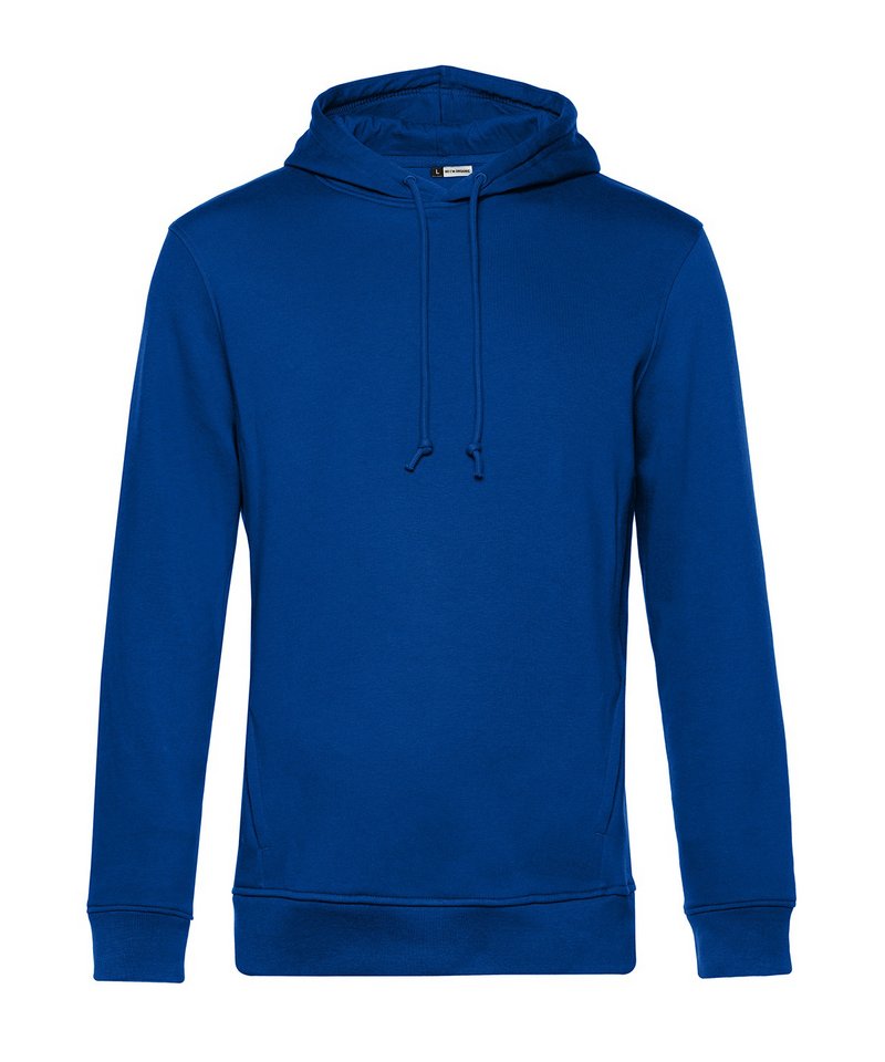 B&C Organic Hooded in Royal by B & C Collection — Custom branded clothing by Print Press, featuring premium embroidery produced in our specialist print lab in the UK.