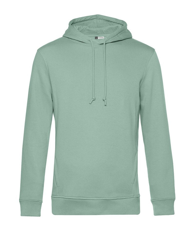 B&C Organic Hooded in Sage by B & C Collection — Custom branded clothing by Print Press, featuring premium embroidery produced in our specialist print lab in the UK.