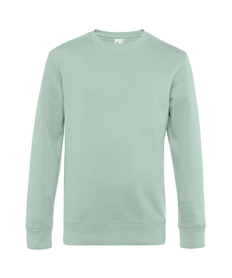 B&C King Crew Neck in Aqua Green by B & C Collection — Custom branded clothing by Print Press, featuring premium embroidery produced in our specialist print lab in the UK.
