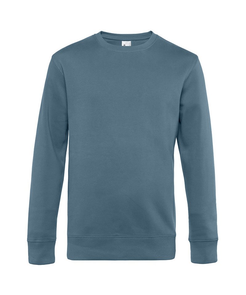 B&C King Crew Neck in Nordic Blue by B & C Collection — Custom branded clothing by Print Press, featuring premium embroidery produced in our specialist print lab in the UK.