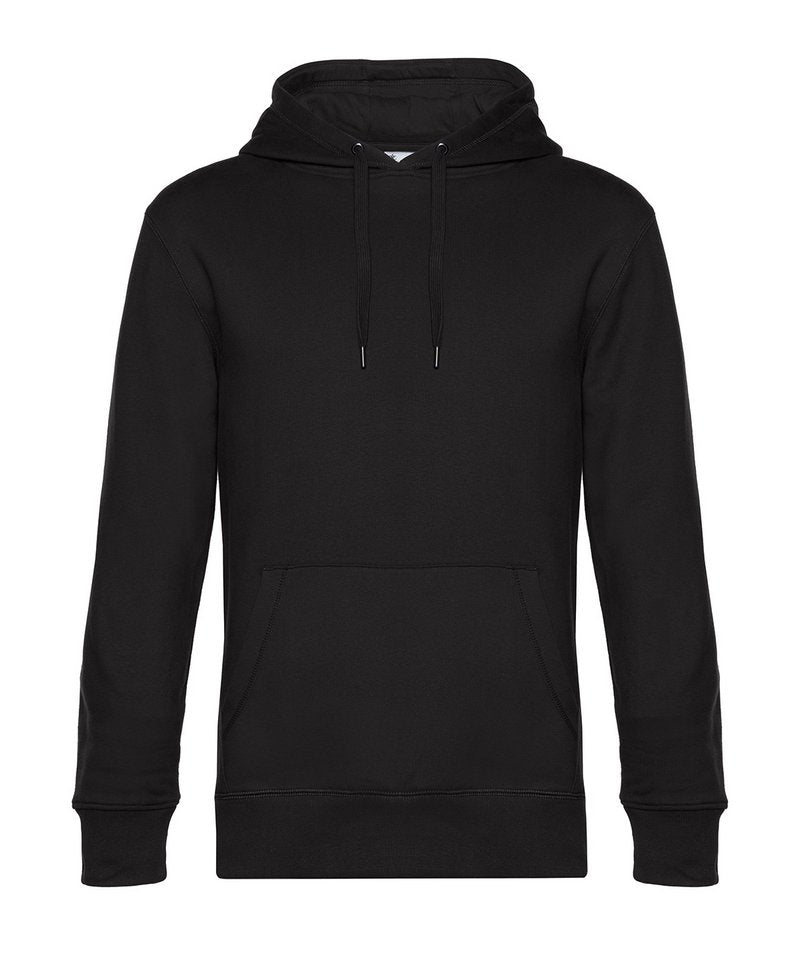 B&C King Hooded in Black Pure by B & C Collection — Custom branded clothing by Print Press, featuring premium embroidery produced in our specialist print lab in the UK.