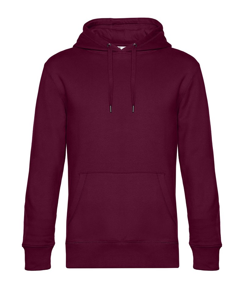 B&C King Hooded in Dark Cherry by B & C Collection — Custom branded clothing by Print Press, featuring premium embroidery produced in our specialist print lab in the UK.