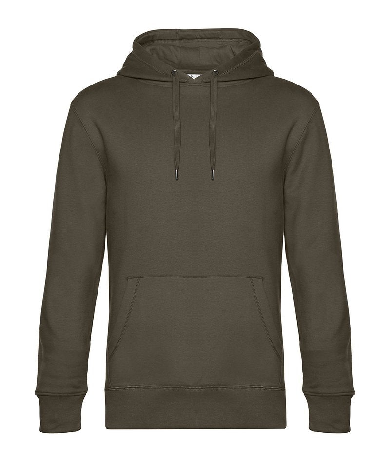 B&C King Hooded in Khaki by B & C Collection — Custom branded clothing by Print Press, featuring premium embroidery produced in our specialist print lab in the UK.