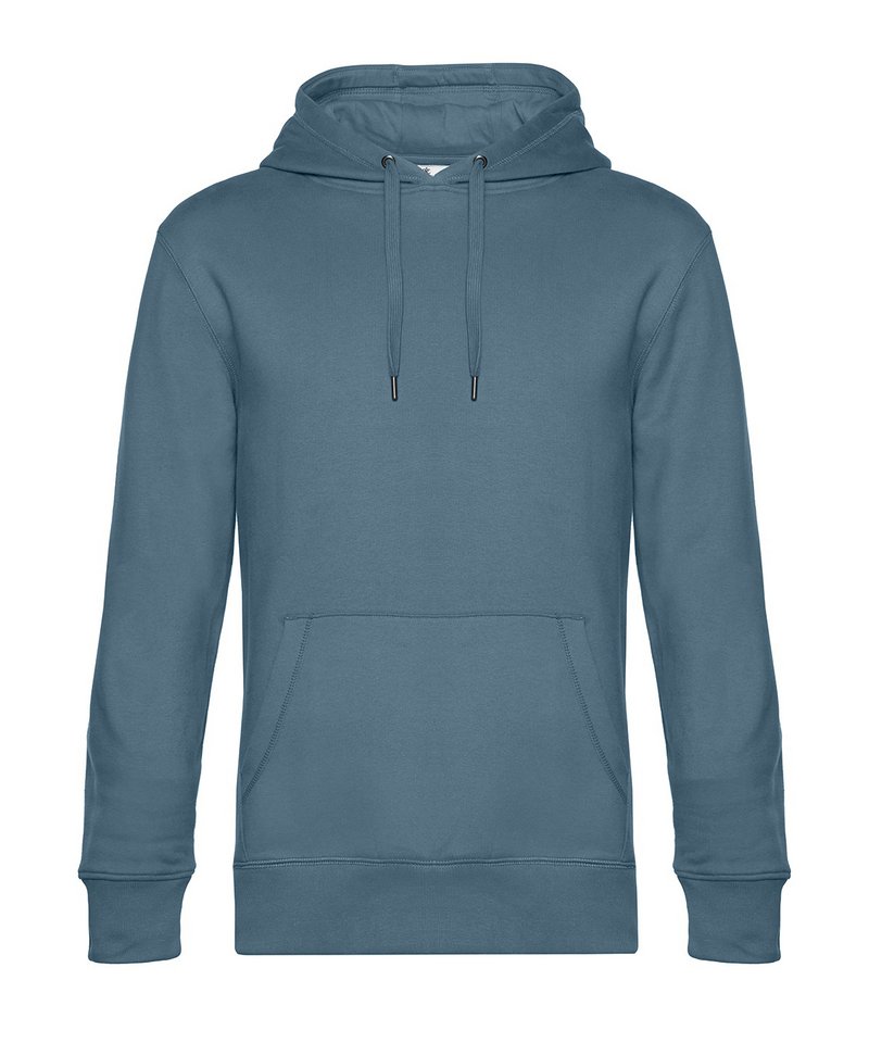 B&C King Hooded in Nordic Blue by B & C Collection — Custom branded clothing by Print Press, featuring premium embroidery produced in our specialist print lab in the UK.