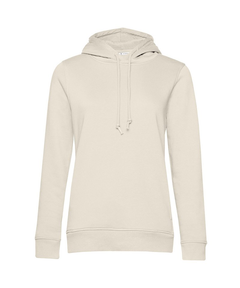B&C Organic Hooded Women's in Off White by B & C Collection — Custom branded clothing by Print Press, featuring premium embroidery produced in our specialist print lab in the UK.