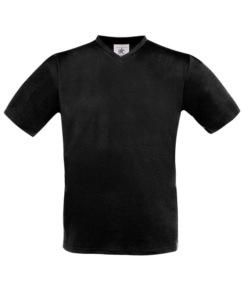 B&C Exact V-Neck in Black by B & C Collection — Custom branded clothing by Print Press, featuring premium embroidery produced in our specialist print lab in the UK.