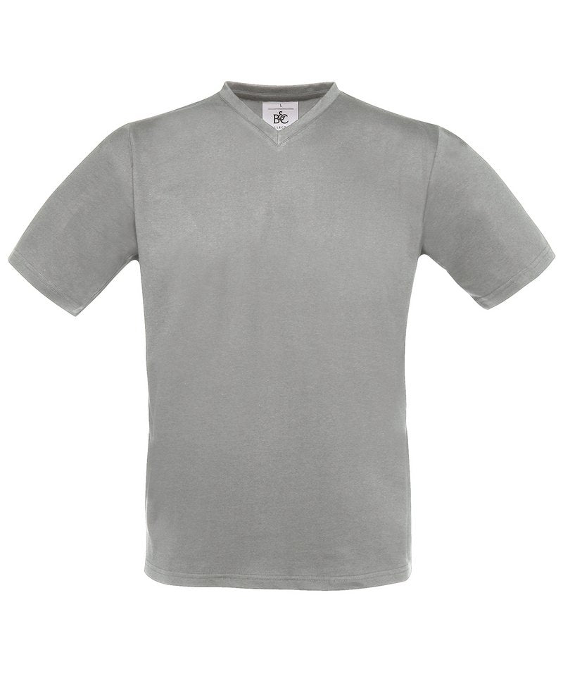 B&C Exact V-Neck in Sports Grey by B & C Collection — Custom branded clothing by Print Press, featuring premium embroidery produced in our specialist print lab in the UK.