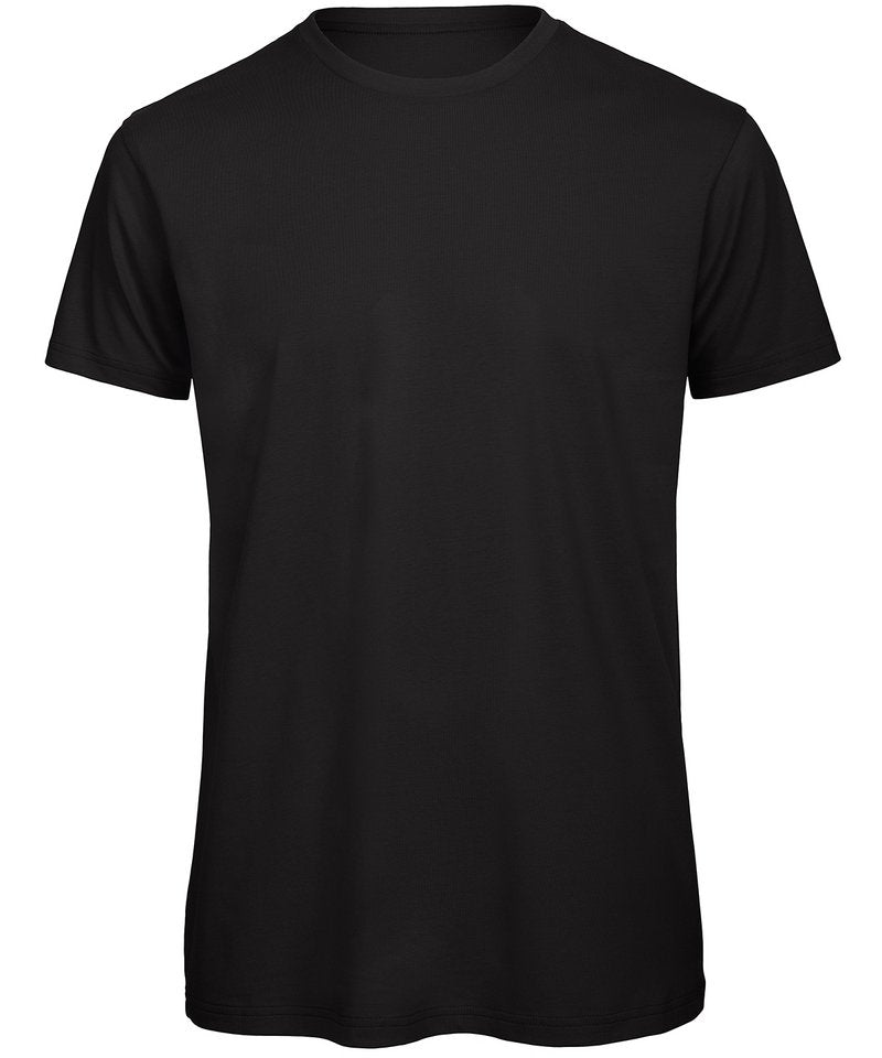B&C Inspire T Men's in Black by B & C Collection — Custom branded clothing by Print Press, featuring premium embroidery produced in our specialist print lab in the UK.