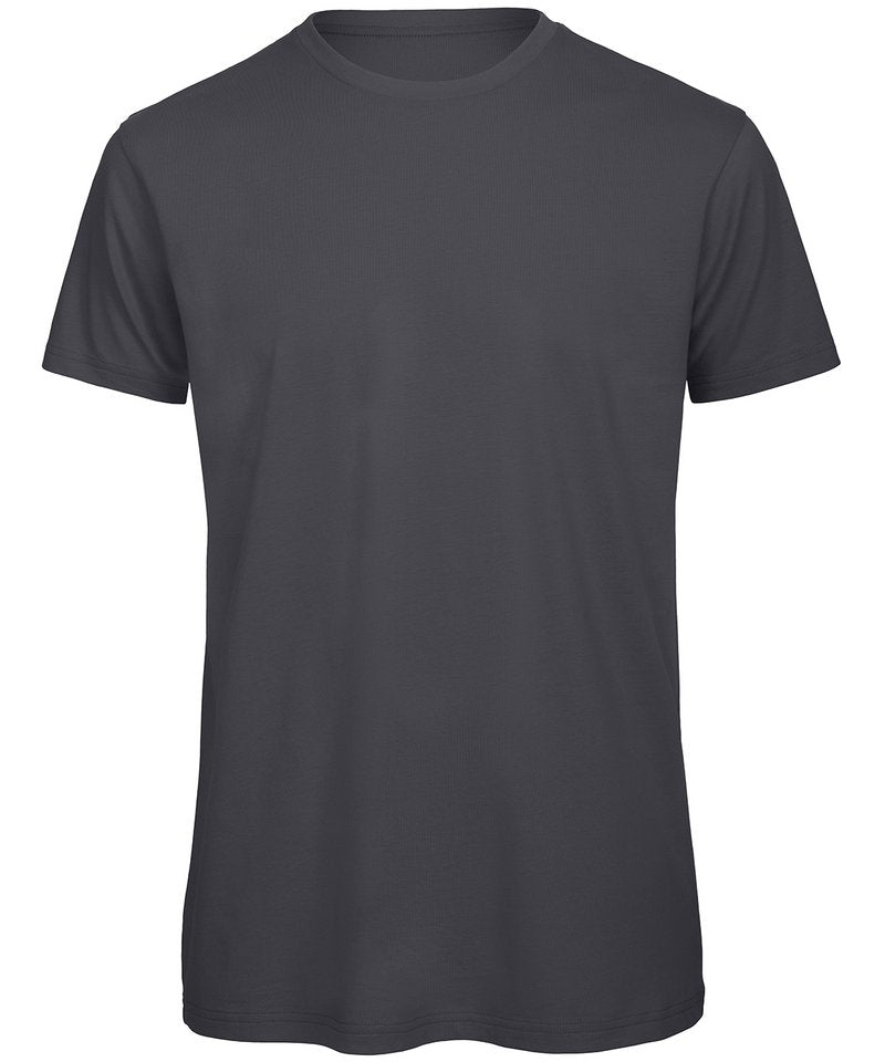 B&C Inspire T Men's in Dark Grey by B & C Collection — Custom branded clothing by Print Press, featuring premium embroidery produced in our specialist print lab in the UK.