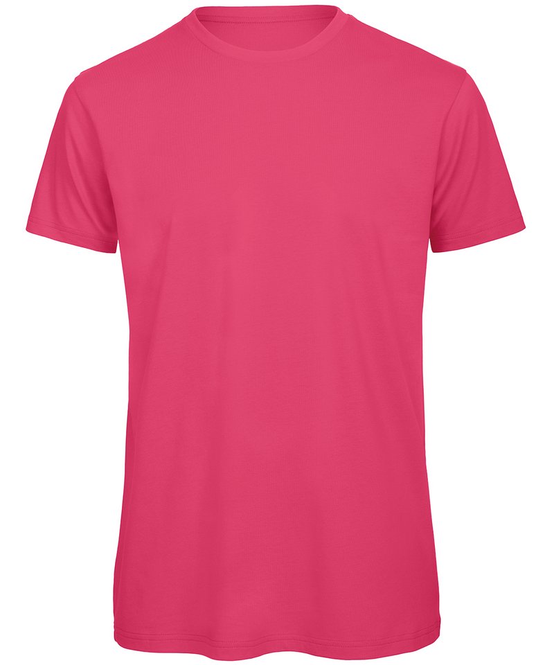 B&C Inspire T Men's in Fuchsia by B & C Collection — Custom branded clothing by Print Press, featuring premium embroidery produced in our specialist print lab in the UK.