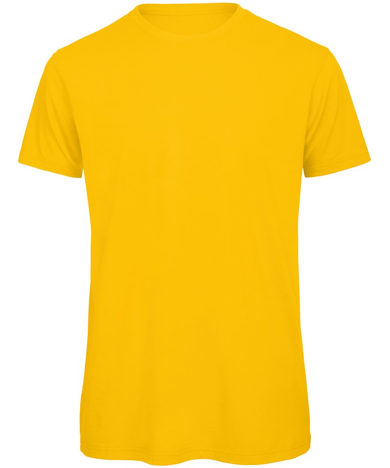B&C Inspire T Men's in Gold by B & C Collection — Custom branded clothing by Print Press, featuring premium embroidery produced in our specialist print lab in the UK.
