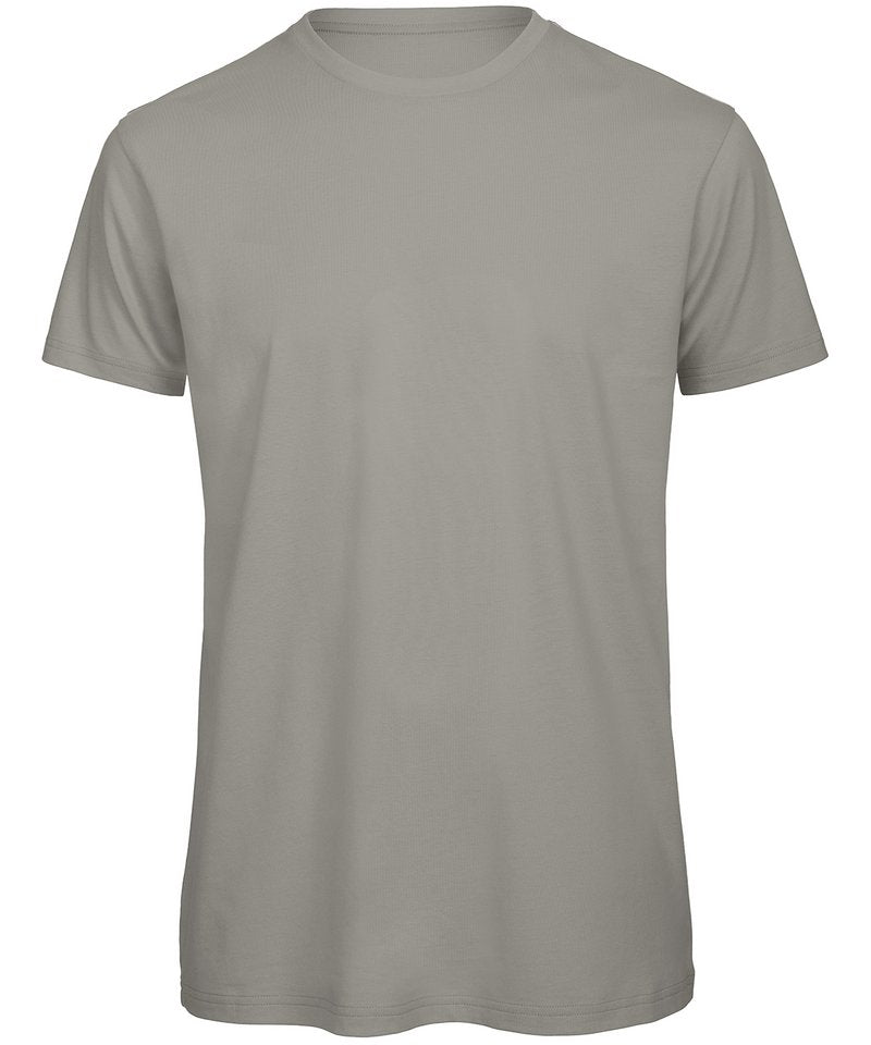B&C Inspire T Men's in Light Grey by B & C Collection — Custom branded clothing by Print Press, featuring premium embroidery produced in our specialist print lab in the UK.